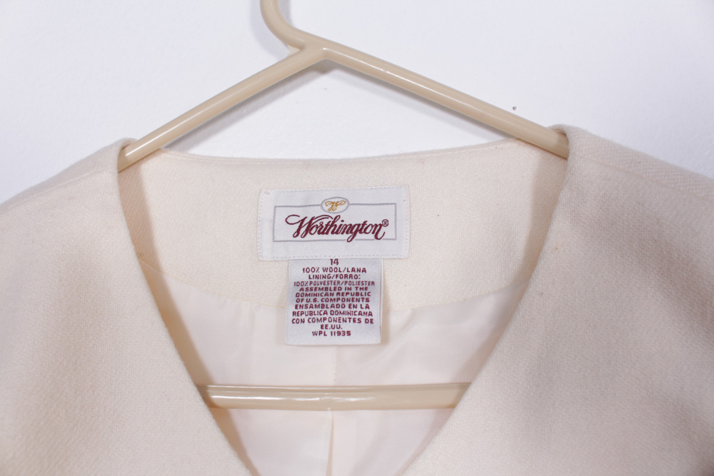 Women's Cream Wool Fashion Collection