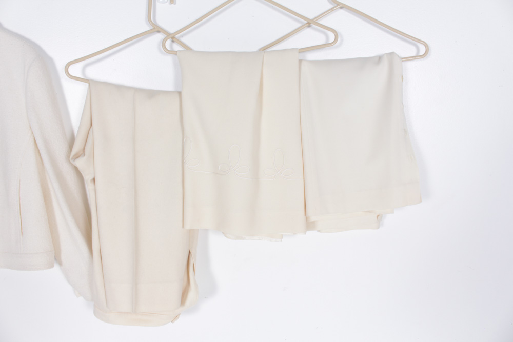 Women's Cream Wool Fashion Collection