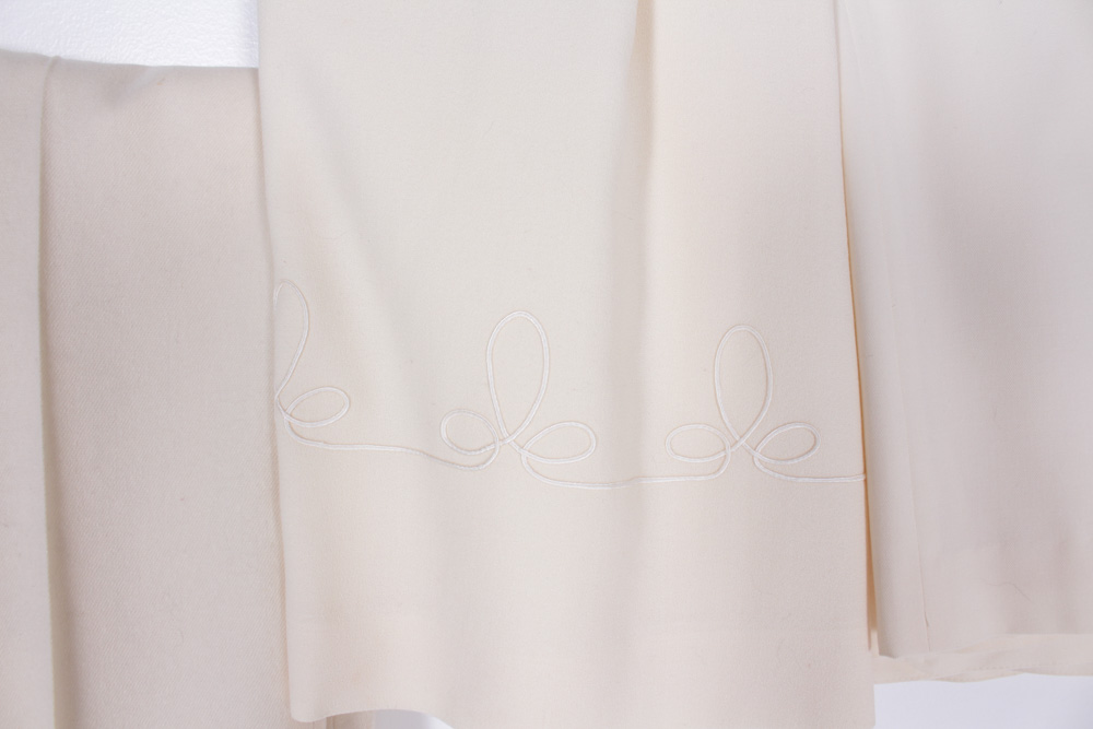 Women's Cream Wool Fashion Collection