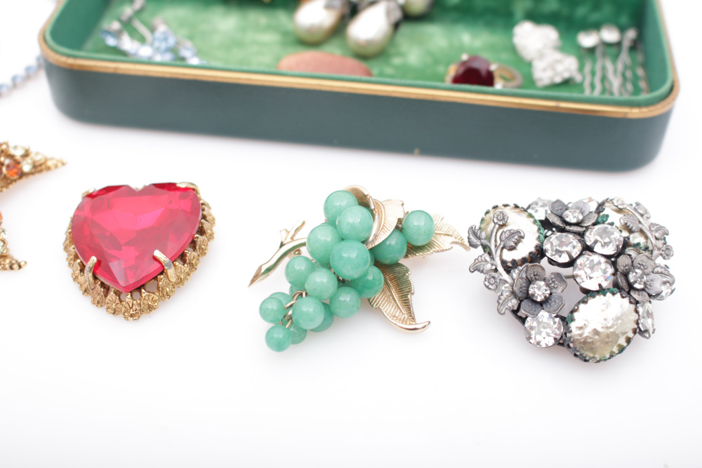 Fine Costume Jewelry in Farrington Case