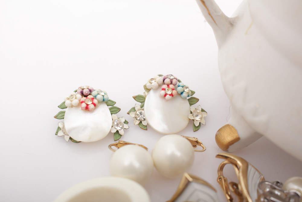 Earrings From Mid Century to Modern in Lefton's China