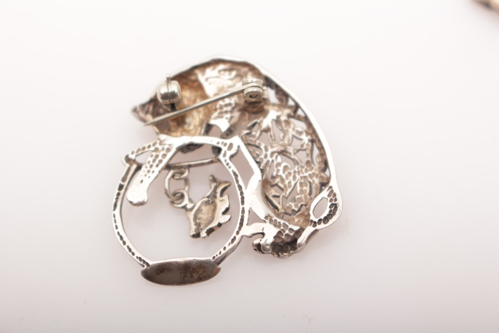 Sterling Silver Feline Jewelry