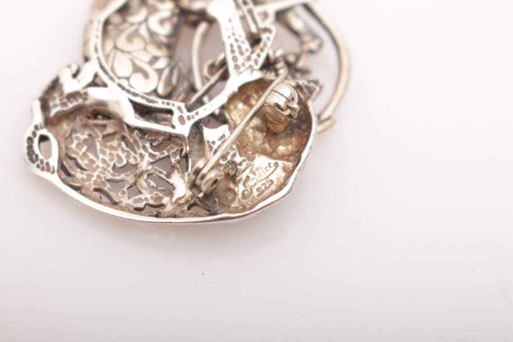 Sterling Silver Feline Jewelry