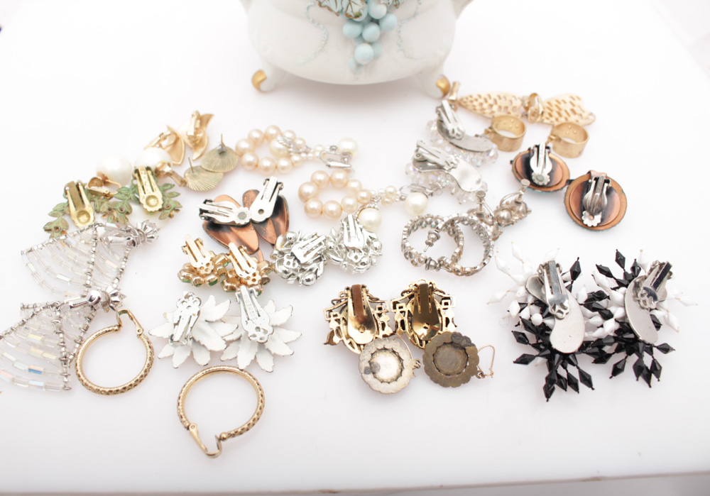 Earrings From Mid Century to Modern in Lefton's China