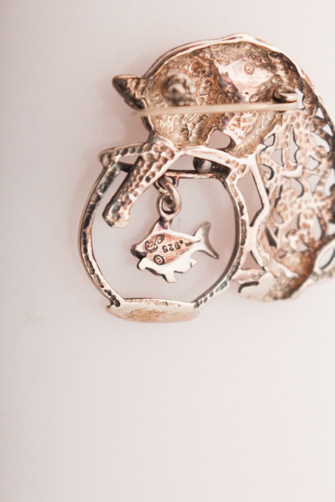 Sterling Silver Feline Jewelry