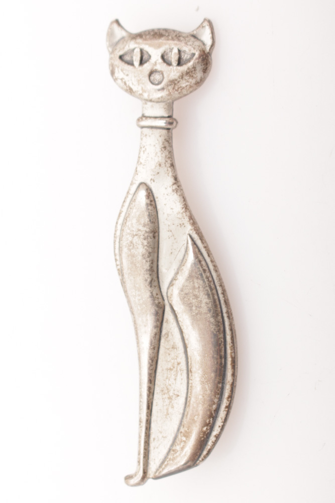 Sterling Silver Feline Jewelry