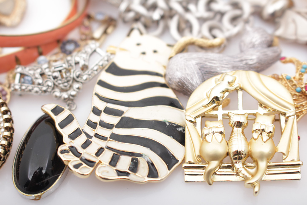 Bracelets, Pins and Locket Selection