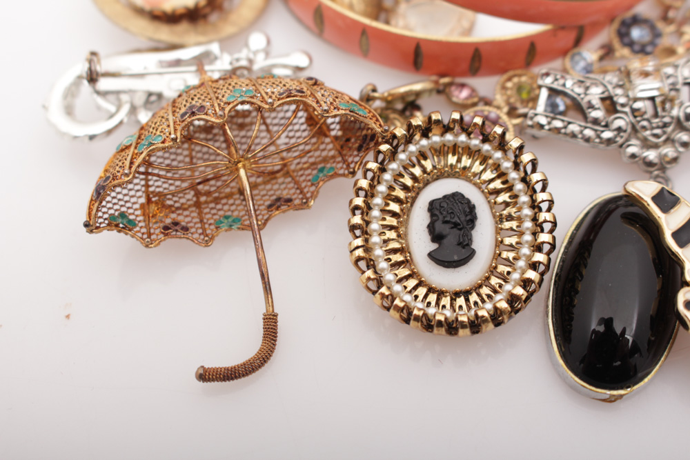 Bracelets, Pins and Locket Selection