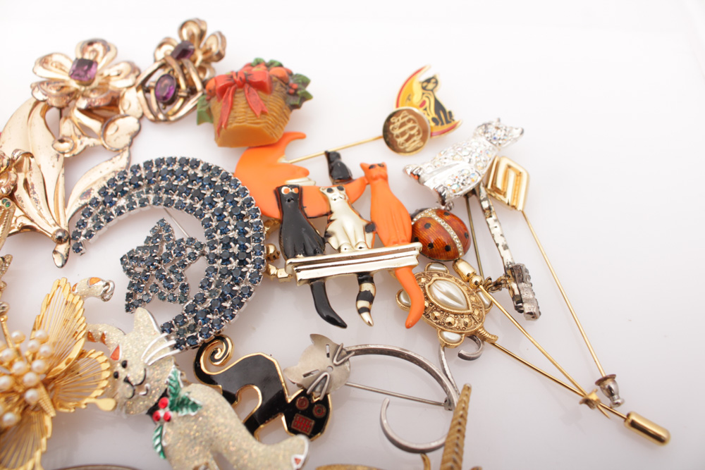 Bracelets, Pins and Locket Selection