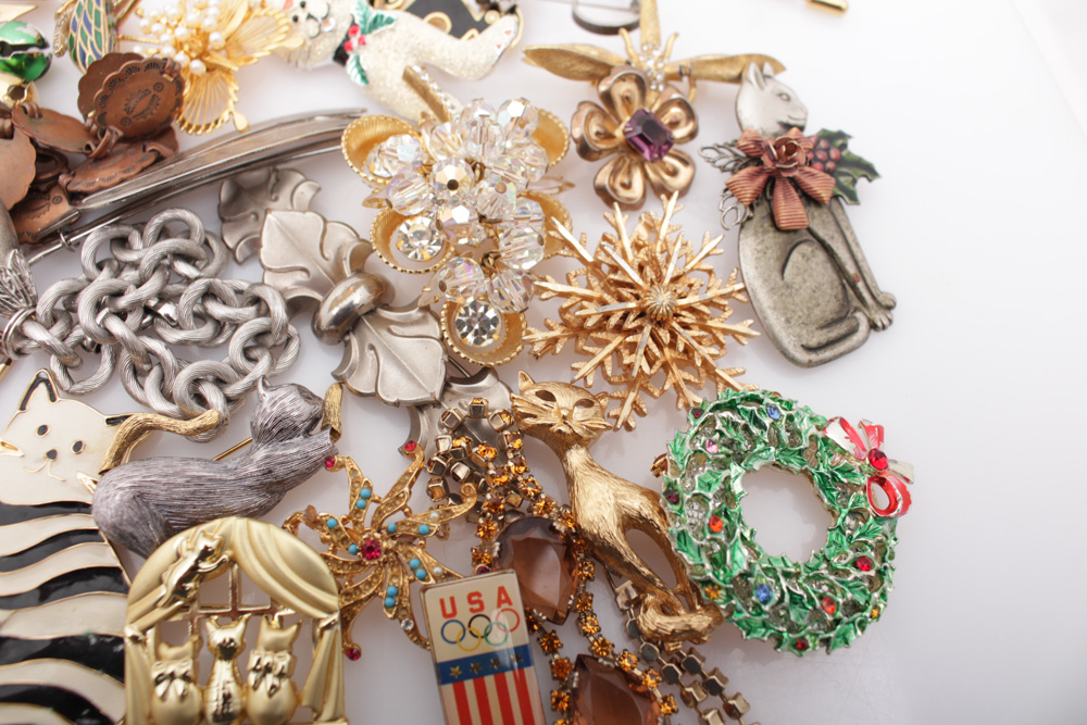 Bracelets, Pins and Locket Selection