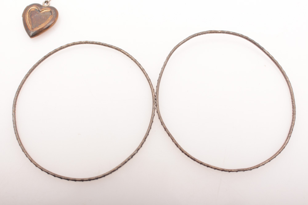 Vintage Sterling Silver Jewelry Array