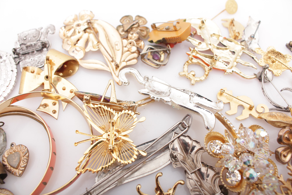 Bracelets, Pins and Locket Selection