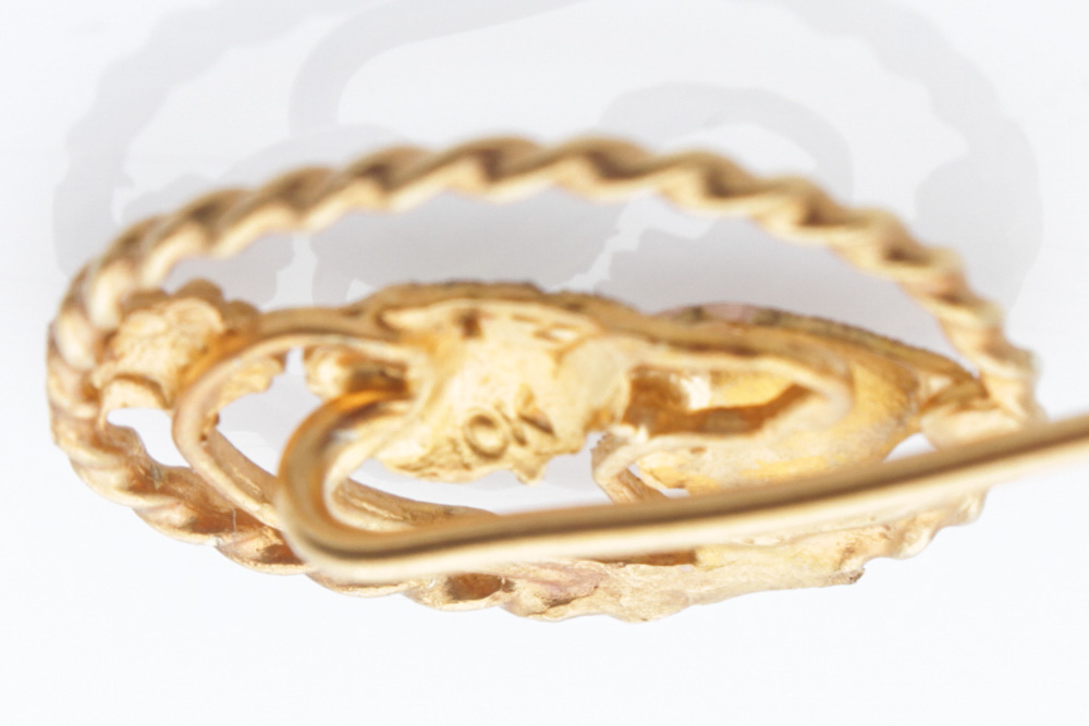 10K Black Hills Gold Stick Pin and Earring Pair