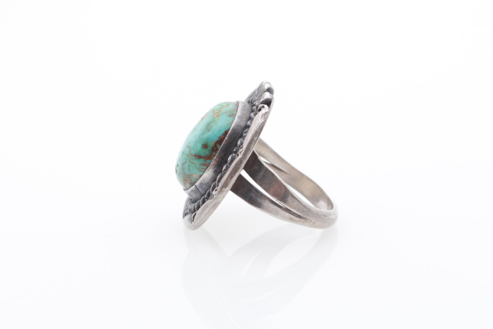 Sterling Silver and Turquoise Ring