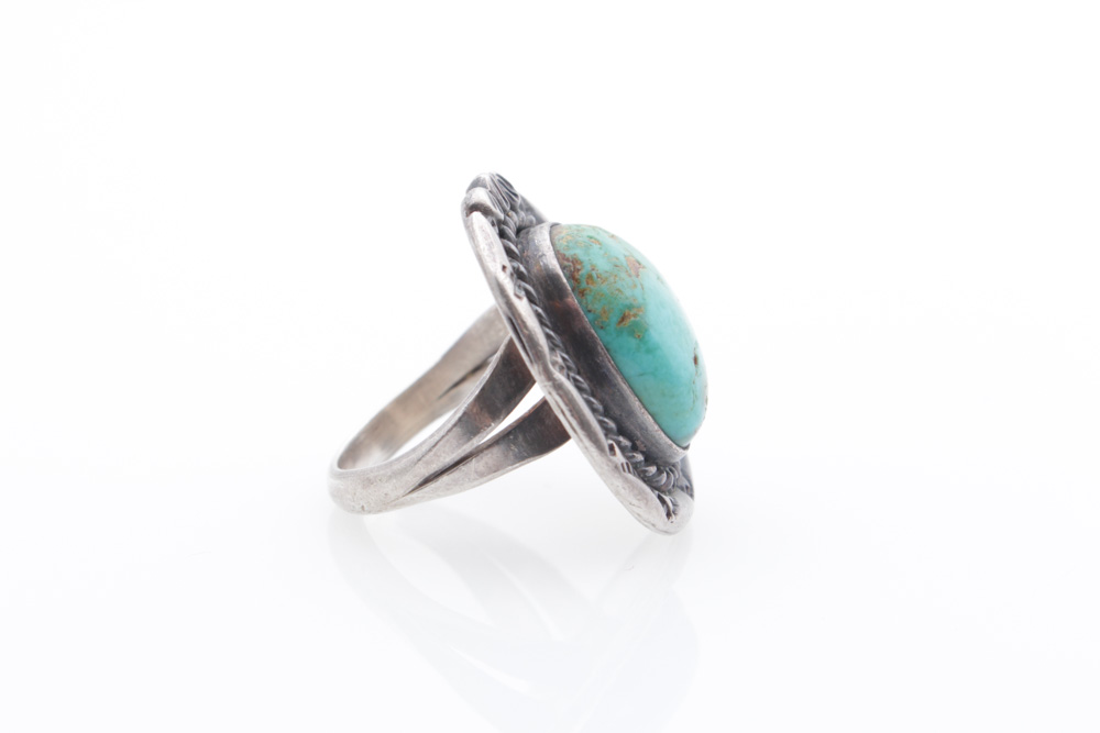 Sterling Silver and Turquoise Ring
