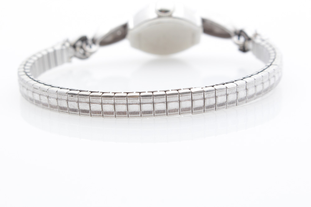 Vintage Hamilton Watch With 10K Gold Case and Diamonds