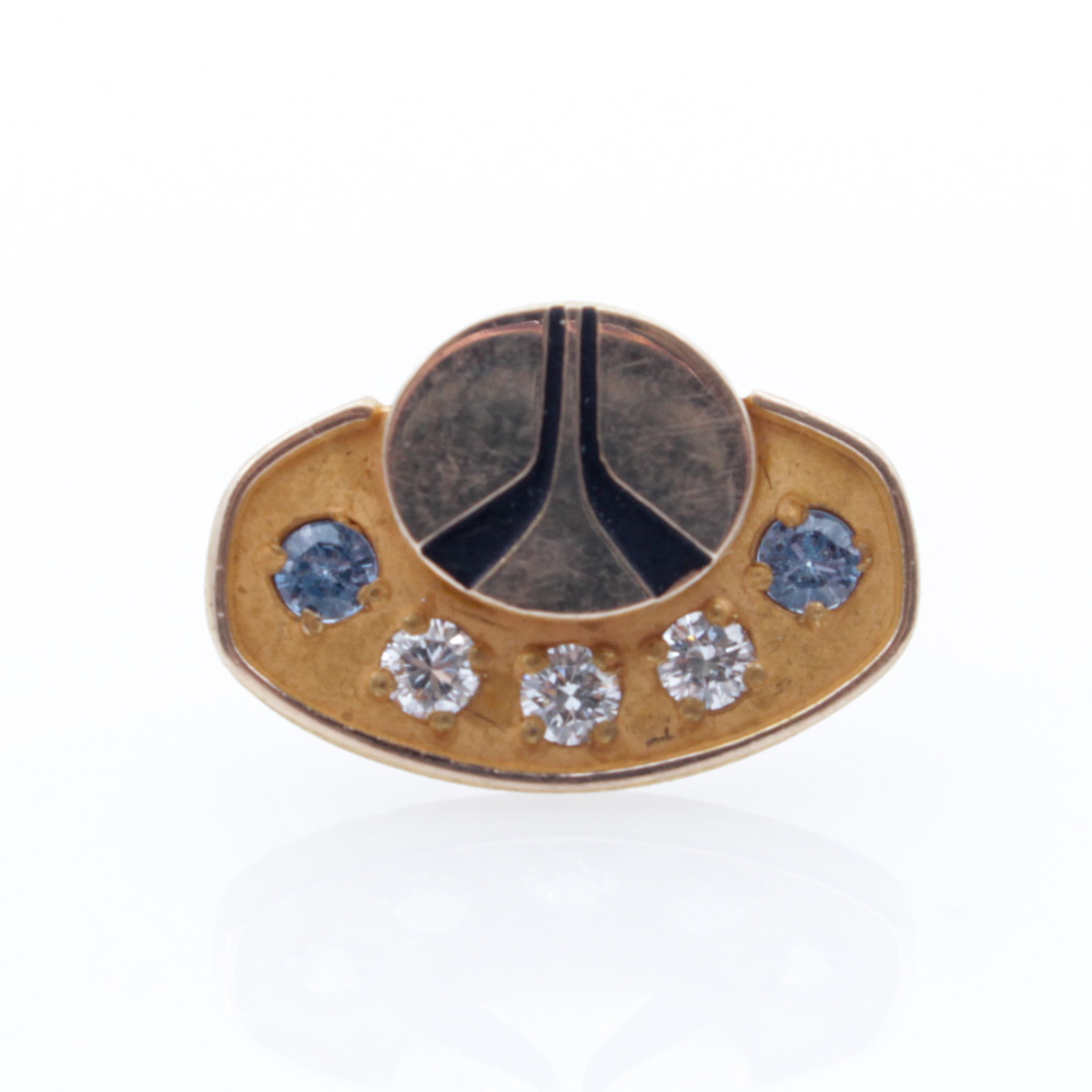 Diamond and Synthetic Sapphire Pin