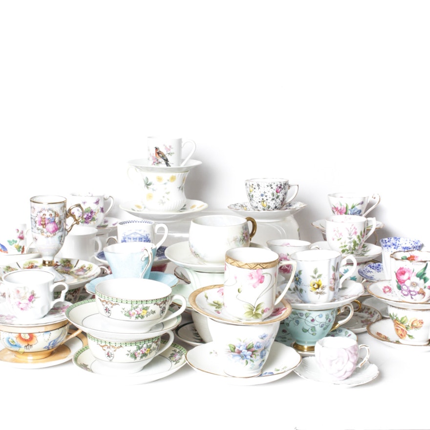 Vintage Tea Cup and Saucer Collection