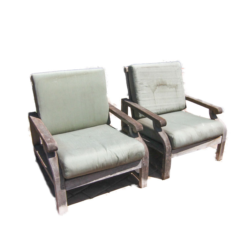 Teak Patio Armchairs by Kingsley-Bate