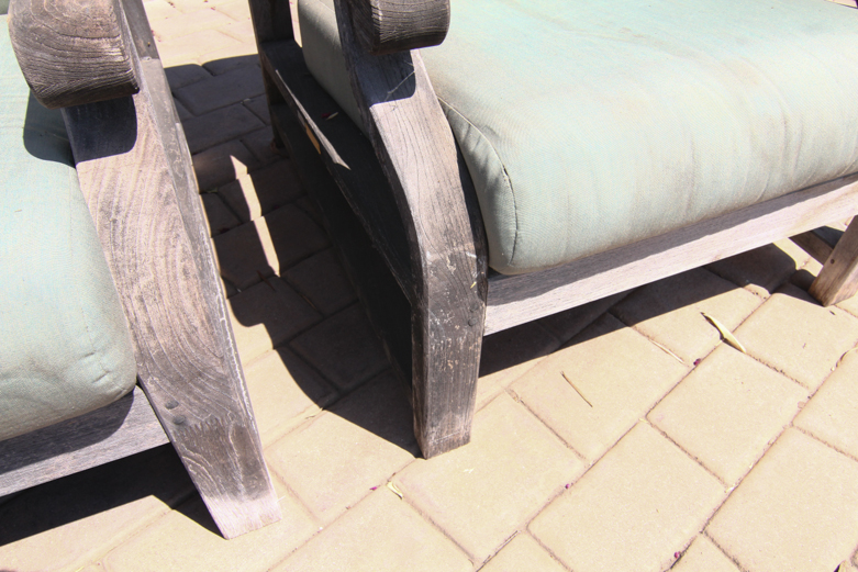 Teak Patio Armchairs by Kingsley-Bate