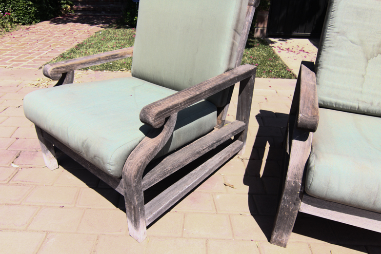 Teak Patio Armchairs by Kingsley-Bate