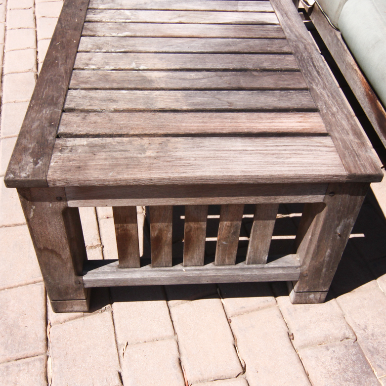 Teak Outdoor Sofa and Table Including Kingsley-Bate