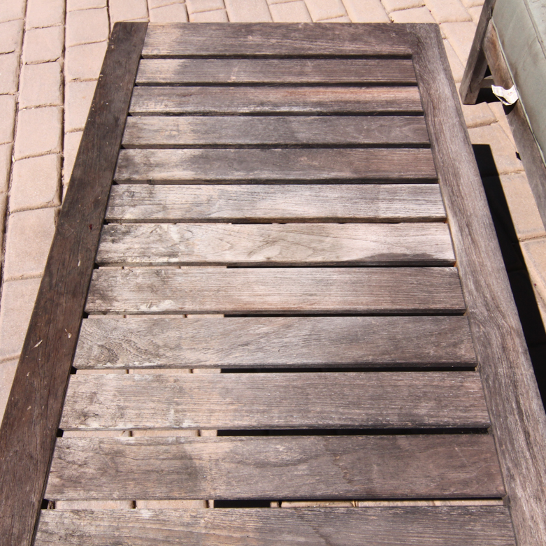 Teak Outdoor Sofa and Table Including Kingsley-Bate