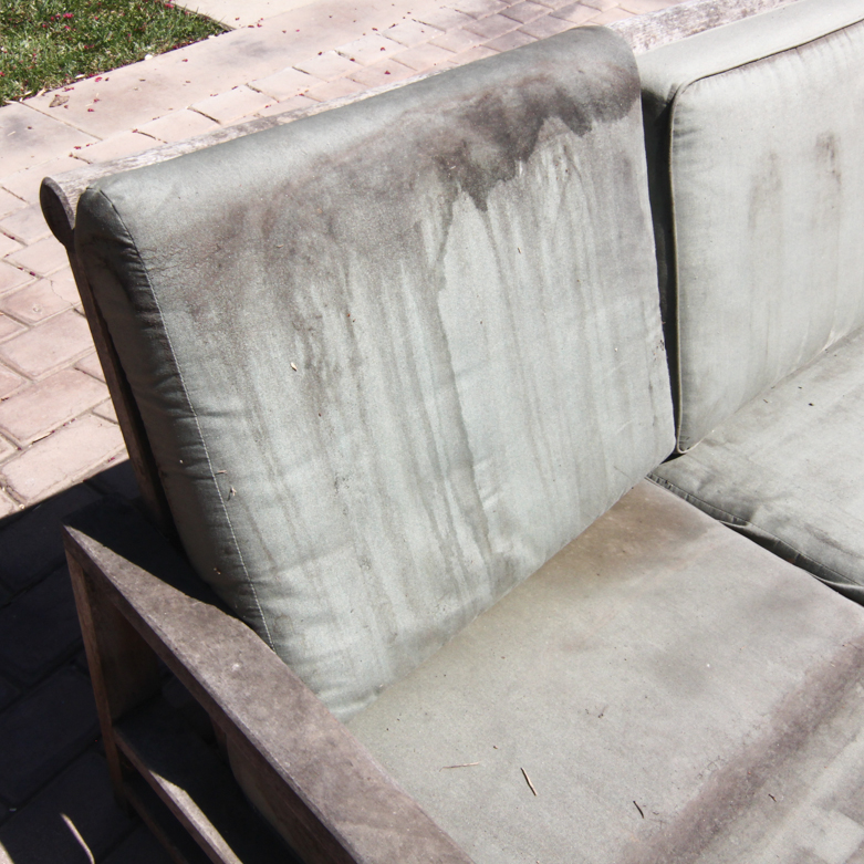 Teak Outdoor Sofa and Table Including Kingsley-Bate