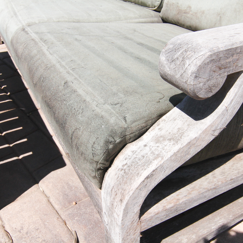 Teak Outdoor Sofa and Table Including Kingsley-Bate
