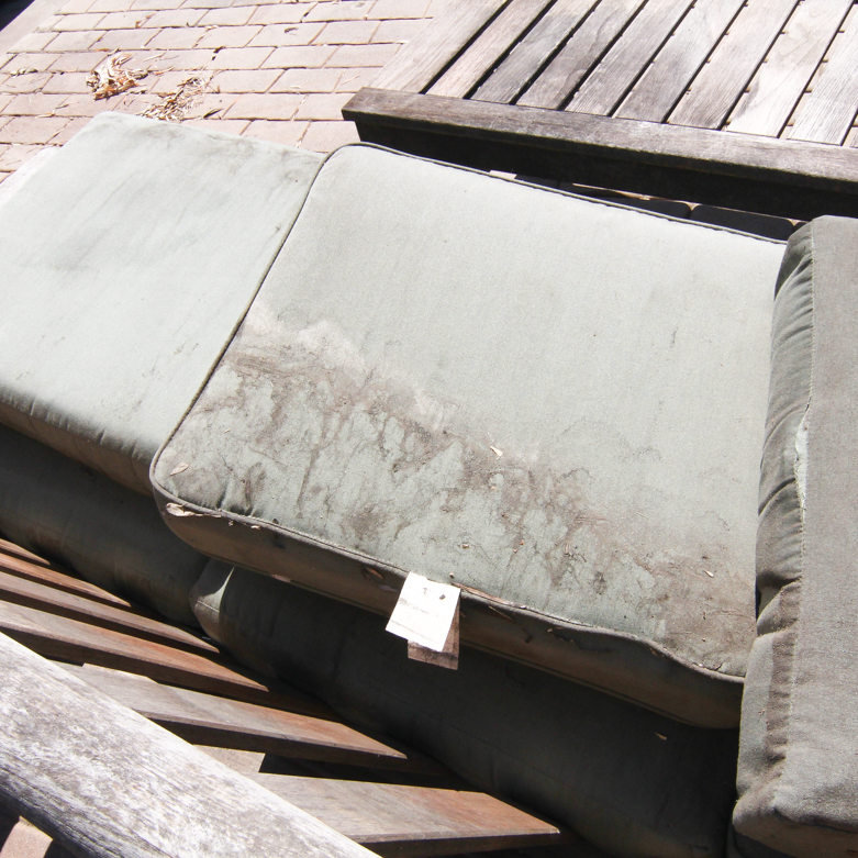 Teak Outdoor Sofa and Table Including Kingsley-Bate
