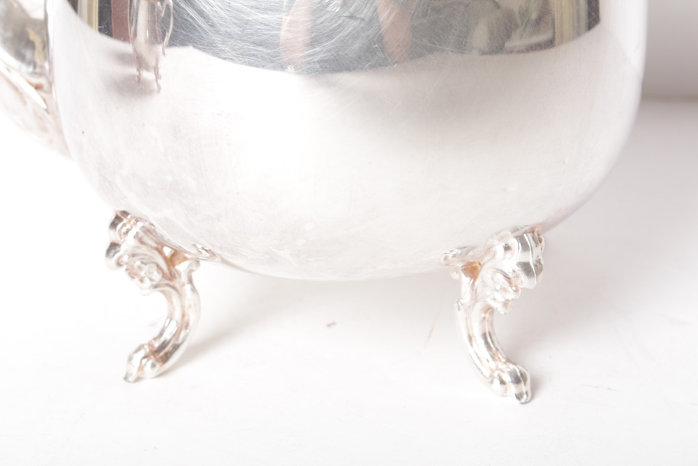 Sheridan Silver Co. Vintage Silver on Copper Tea Service