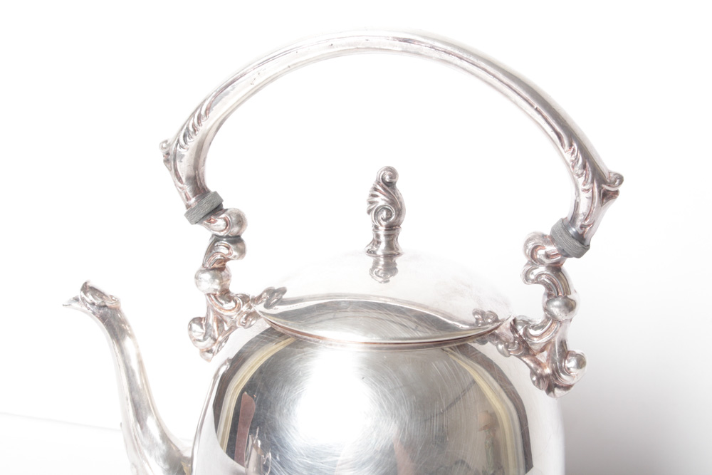 Sheridan Silver Co. Vintage Silver on Copper Tea Service