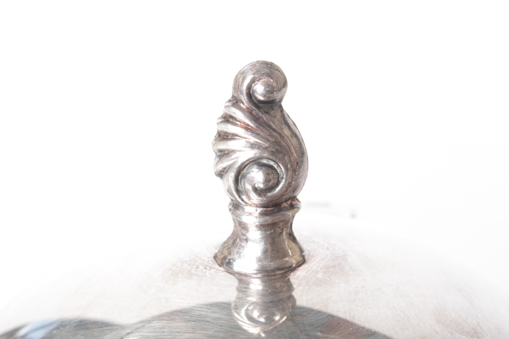 Sheridan Silver Co. Vintage Silver on Copper Tea Service