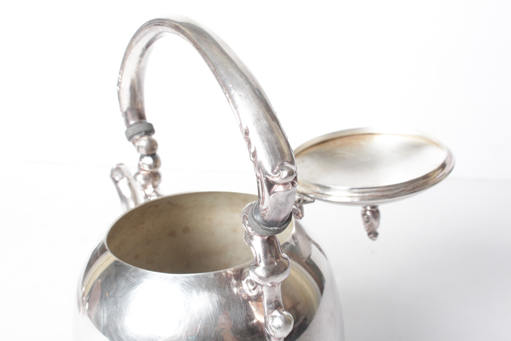 Sheridan Silver Co. Vintage Silver on Copper Tea Service