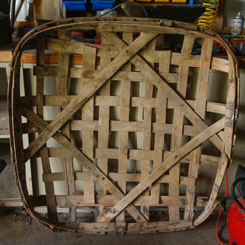 Vintage Tobacco Basket