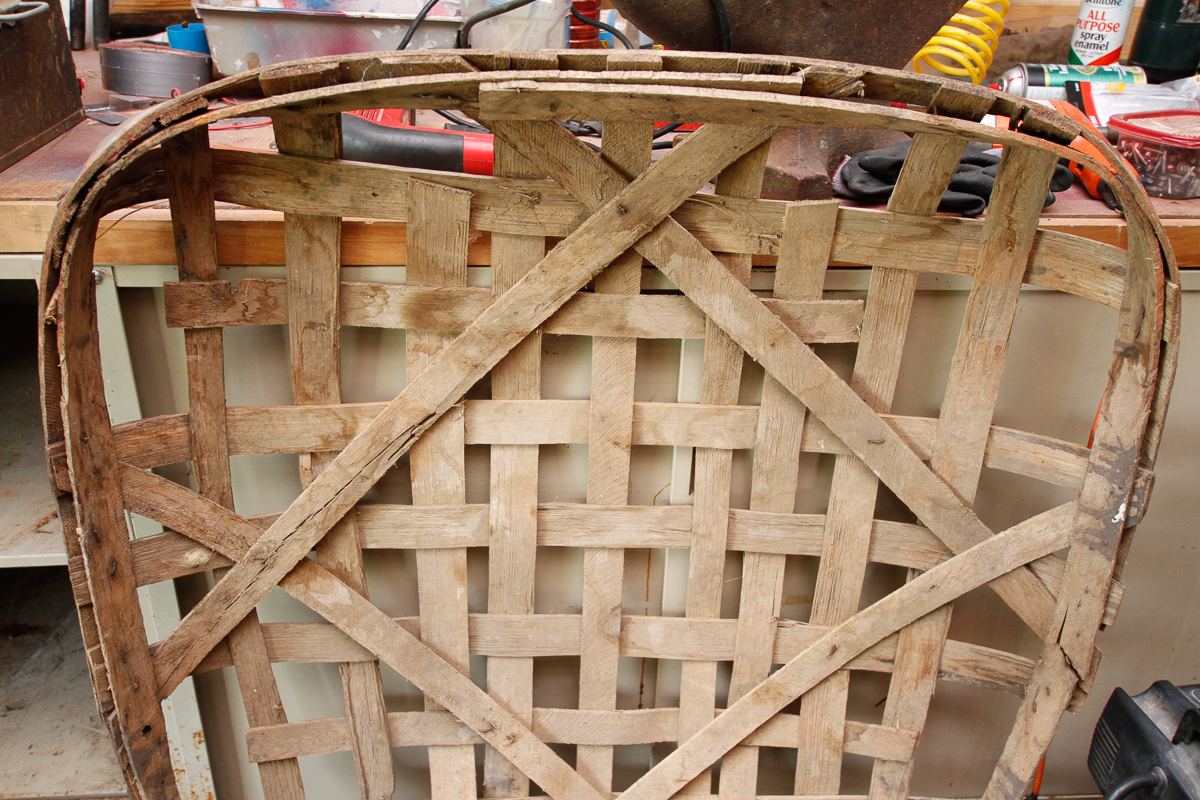Vintage Tobacco Basket