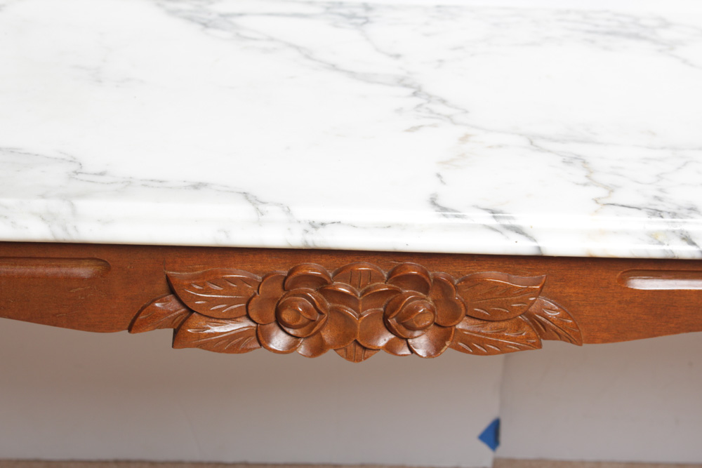 Standard Furniture Co. Marble Topped Table Pair