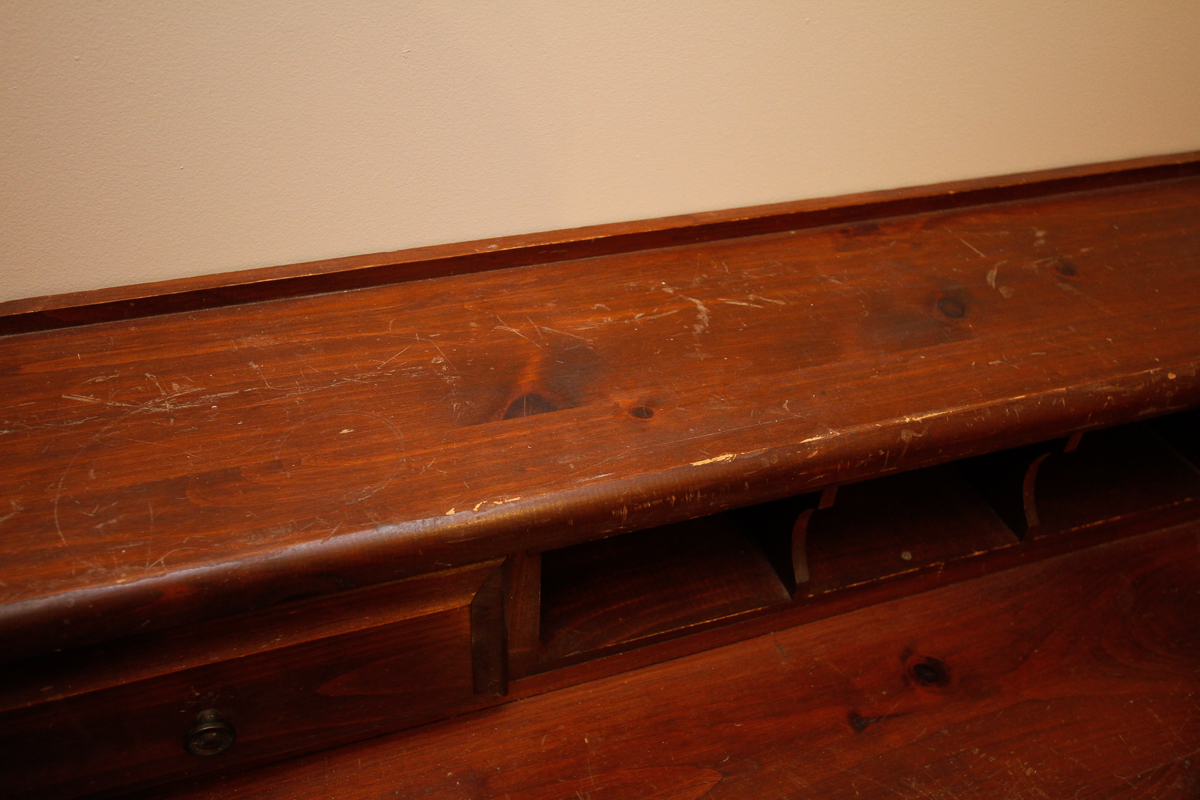 Vintage Pine Writing Desk