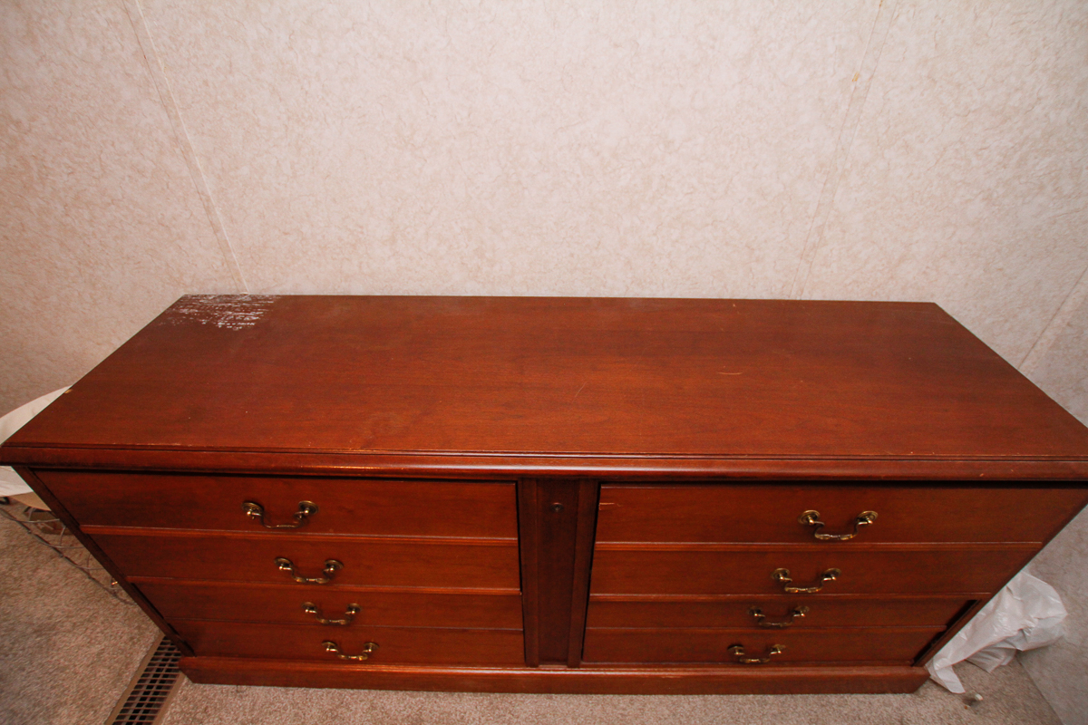 Wooden File Cabinet