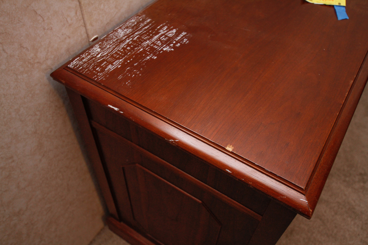 Wooden File Cabinet