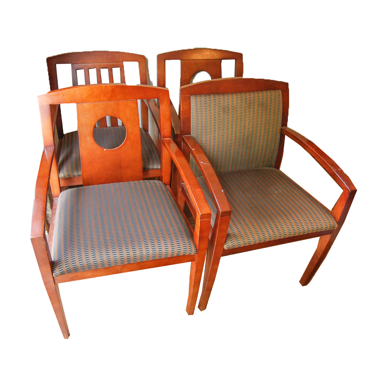 Set of Mismatched Armchairs