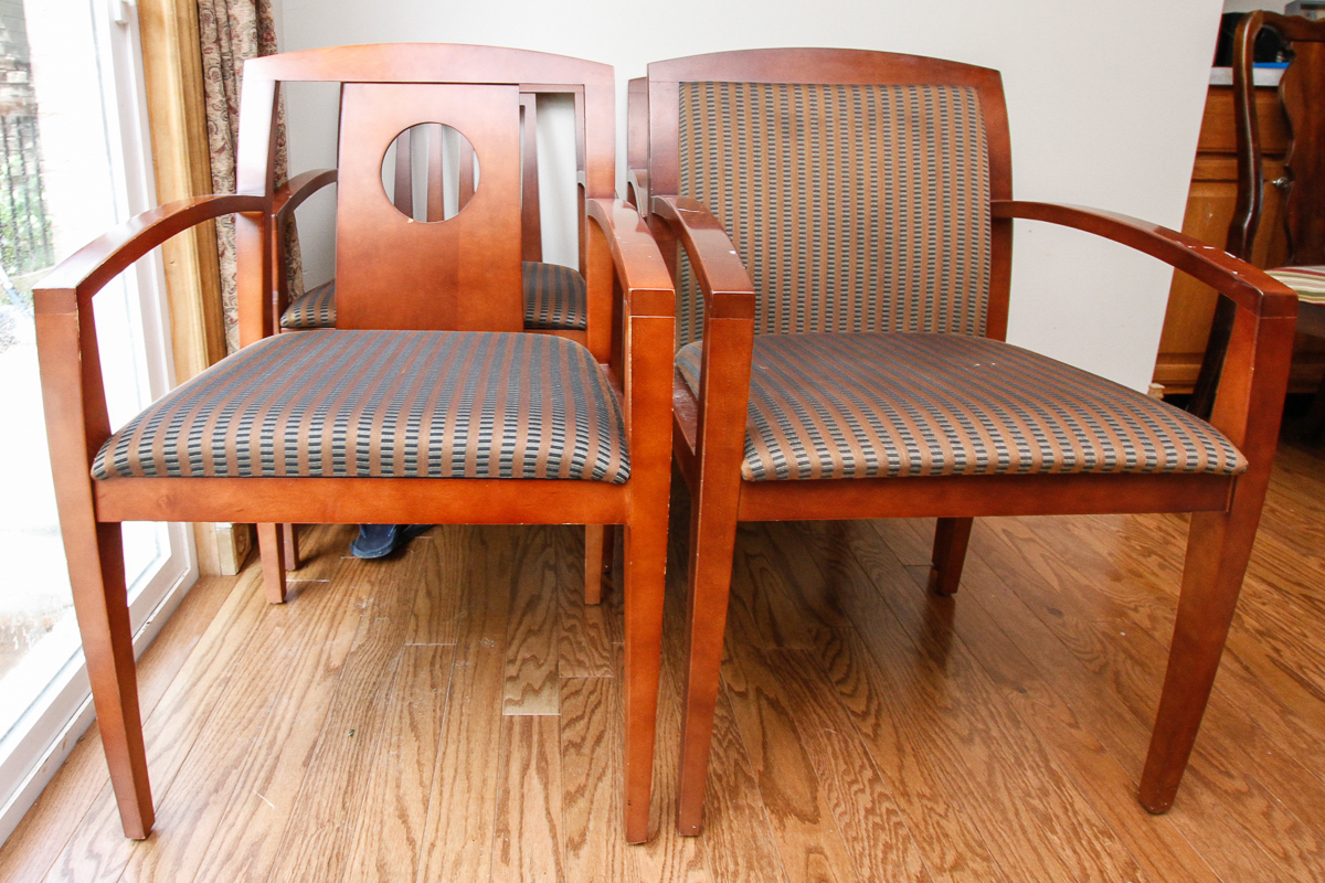 Set of Mismatched Armchairs