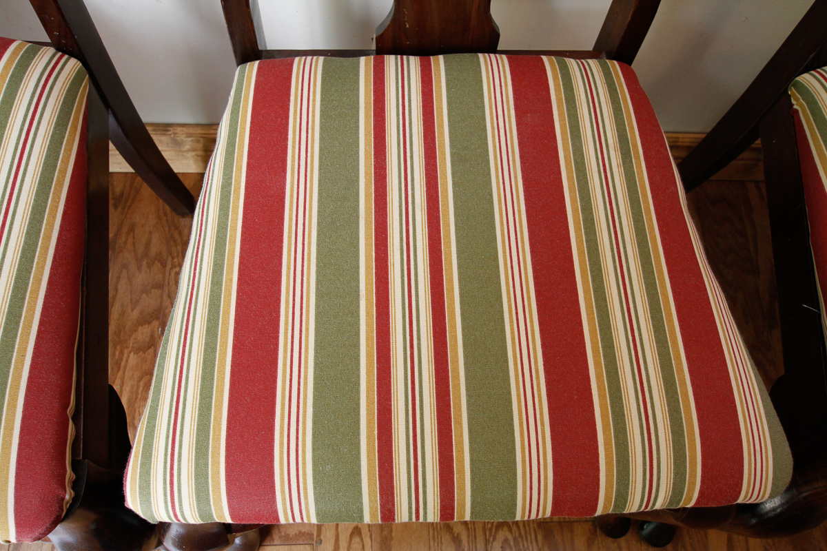 Queen Anne Style Fiddle Back Dining Chairs