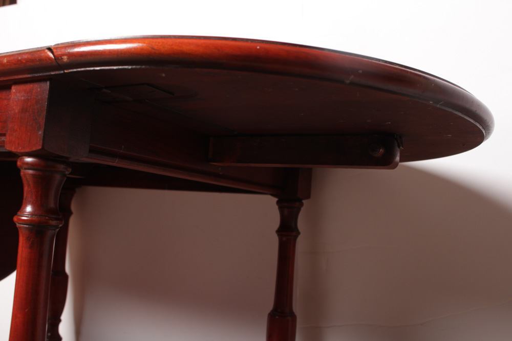 Vintage Cherry Wood Accent Tables