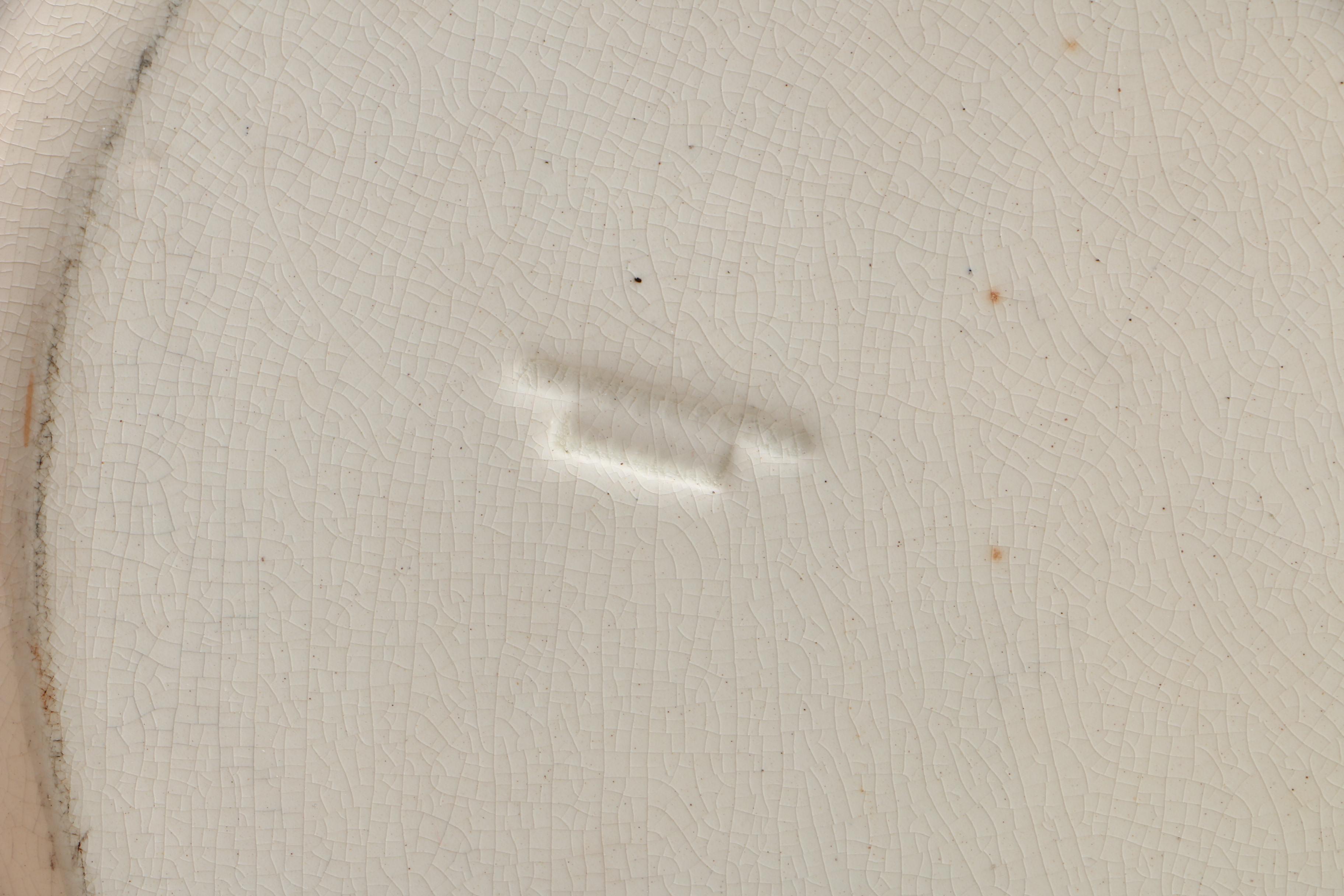 19th Century Borgia Ceramic Oval Serving Platter