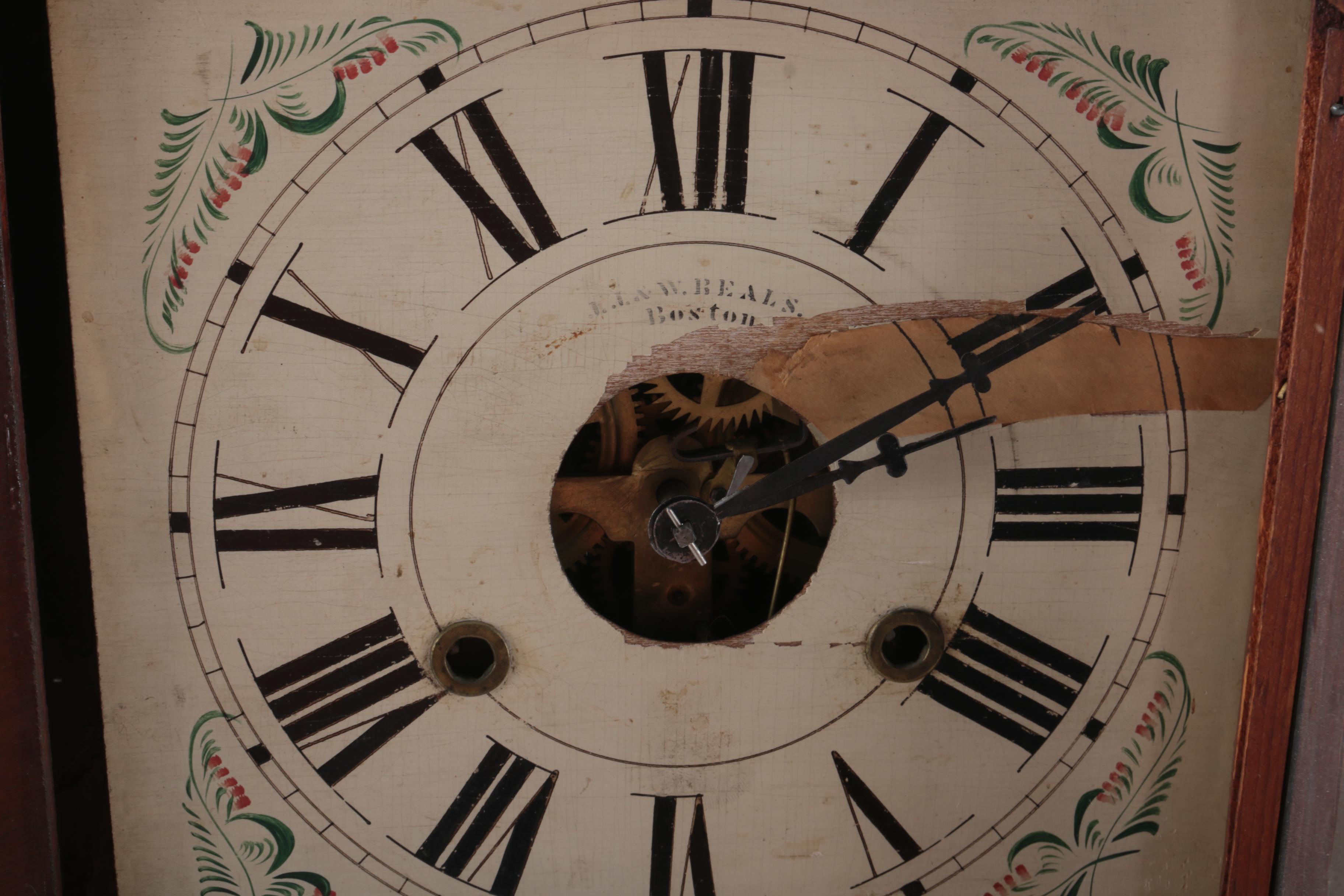 J. J. & W. Beals Mantel Clock