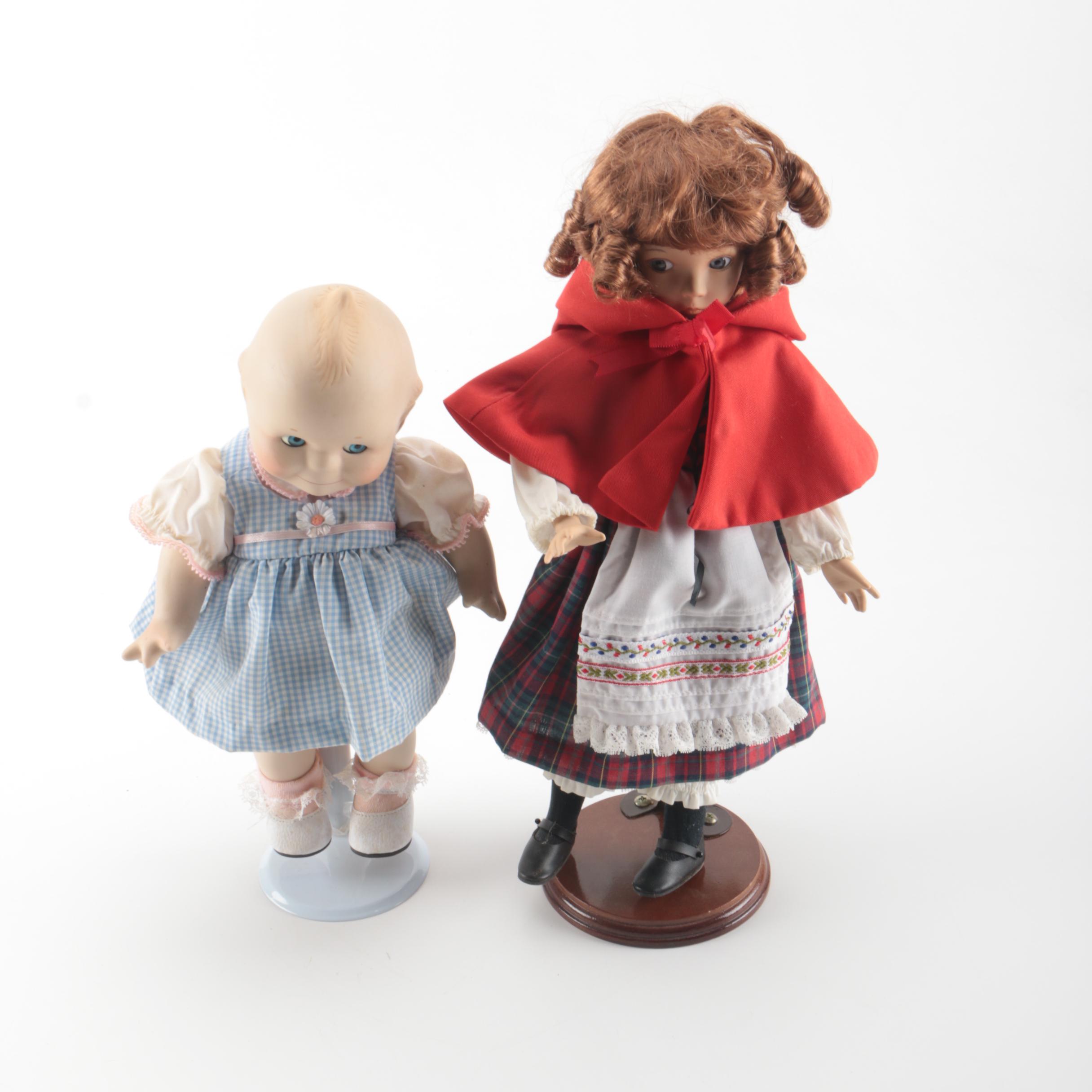 Dianna Effner Little Red Riding Hood and Jesco Kewpie Dolls