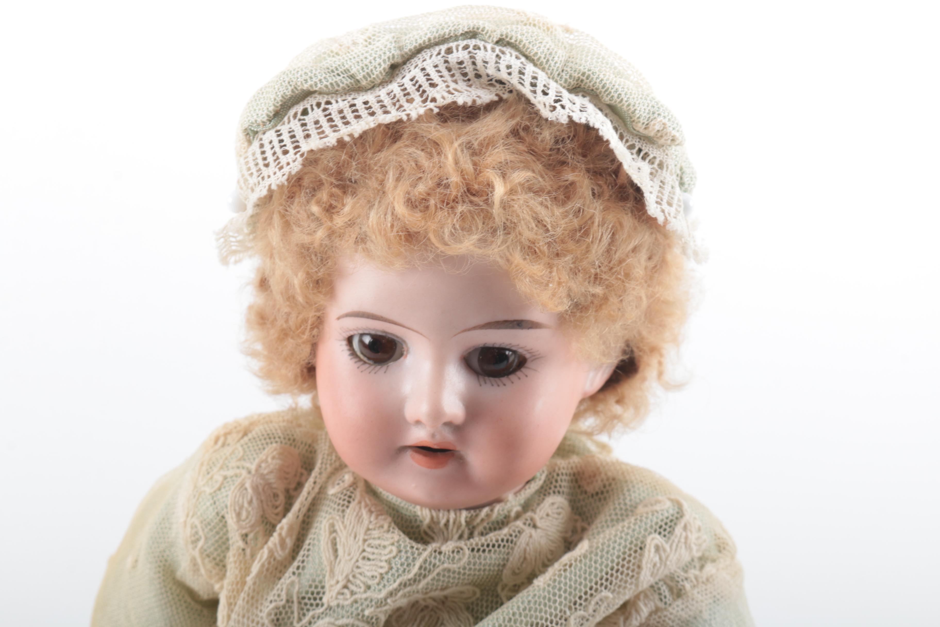 German Porcelain Dolls Including Armand Marseille