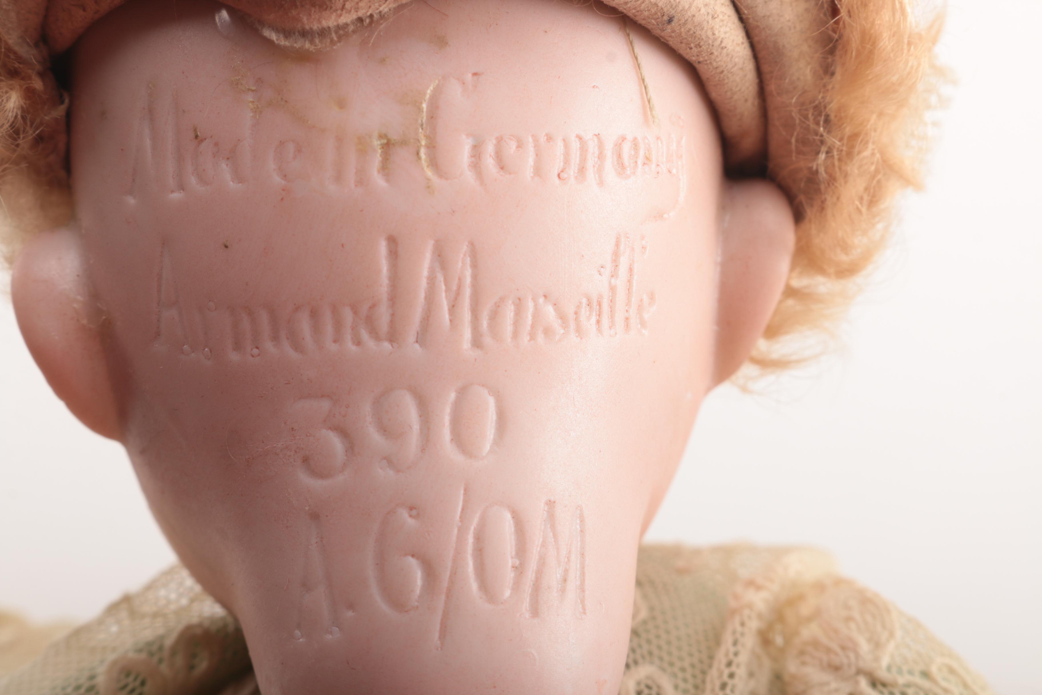 German Porcelain Dolls Including Armand Marseille