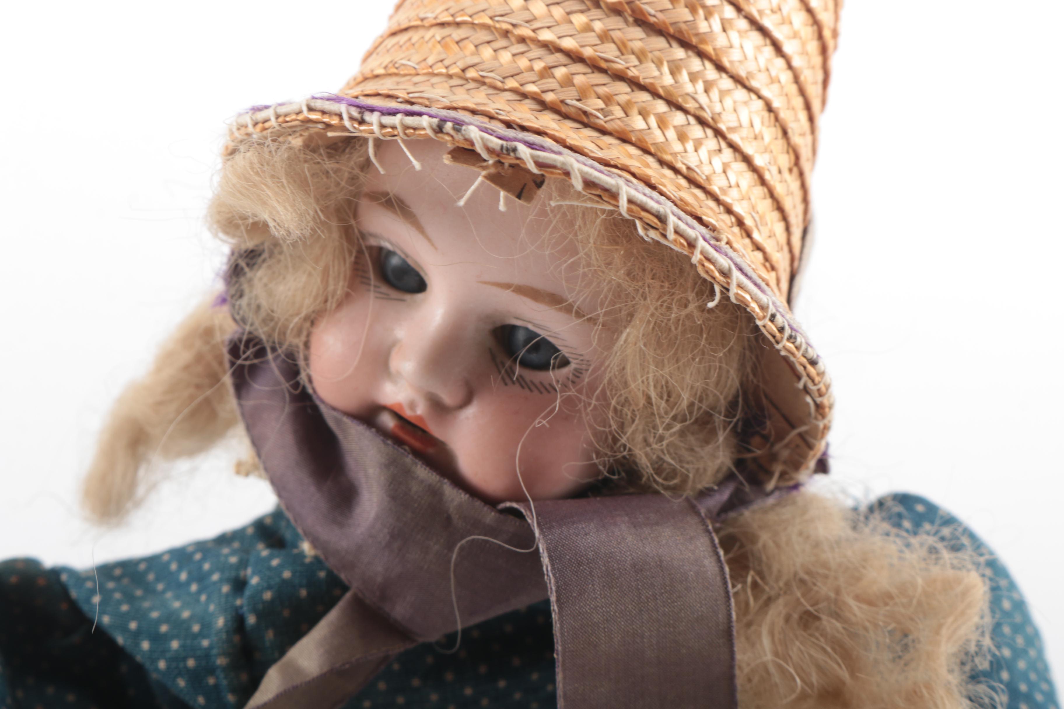 German Porcelain Dolls Including Armand Marseille